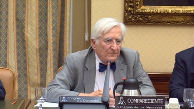 Jaime Tamarit, experto en ERTMS, en la comisión de Angrois