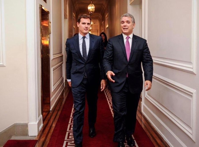 Albert Rivera e Iván Duque