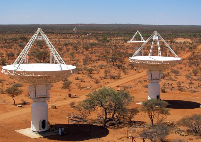Antenas del observatorio ASKAP