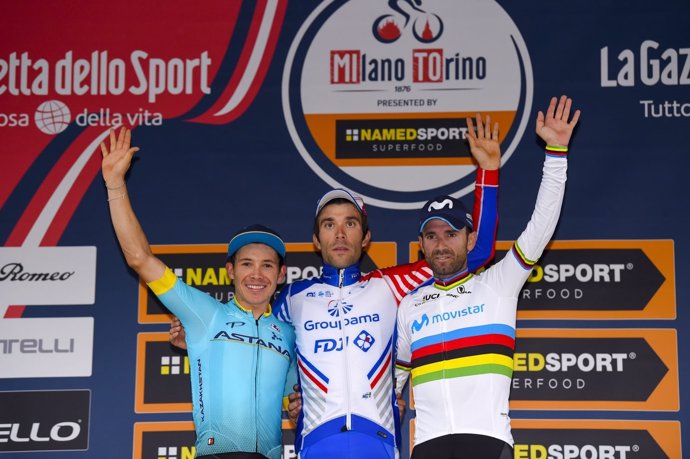 Alejandro Valverde, tercero en la Milán-Turín