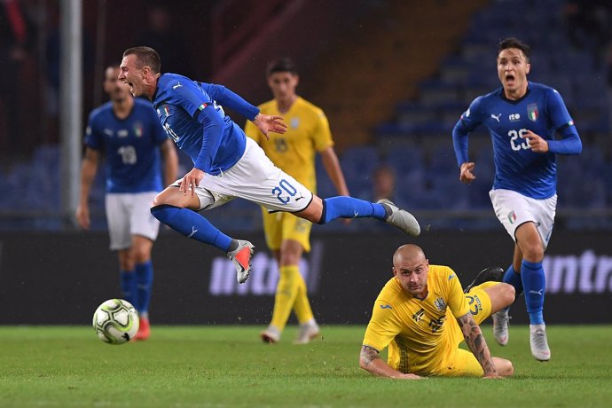 Italia y Ucrania empatan en un amistoso disputado en Génova
