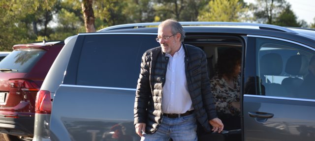 Joan Reñé, aquest dimecres a Maials (Lleida)
