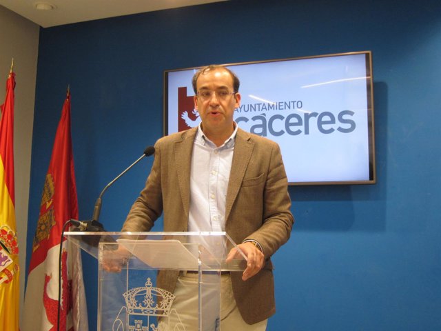 Rafael Mateos, portavoz del Gobierno local de Cáceres                           