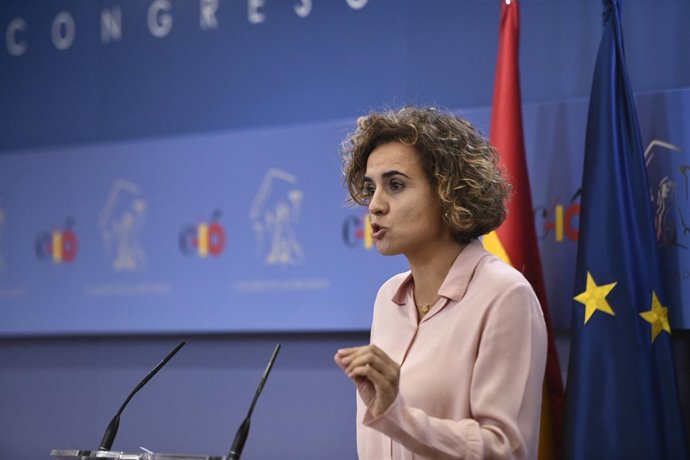 Rueda de prensa de la portavoz del PP en el Congreso, Dolors Montserrat