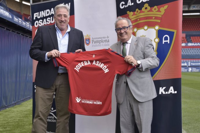 Joseba Asiron y Luis Sabalza