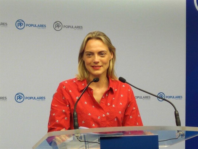 Foto de archivo de Raquel González, presidenta del PP de Bizkaia