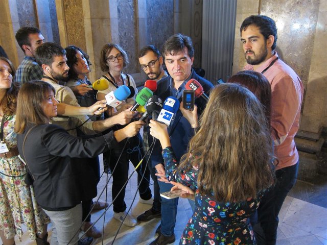 El presidente de ERC en el Parlament, Sergi Sabrià