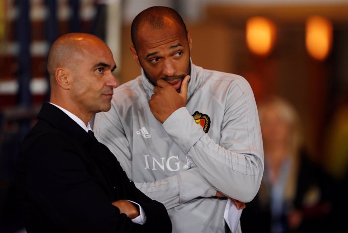 Roberto Martínez y Thierry Henry al frente de la selección belga