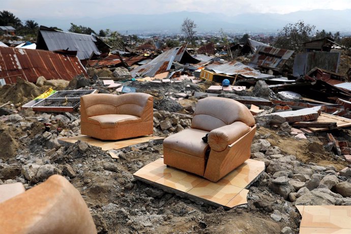 Destrucción provocada por el terremoto y el tsunami en Palu