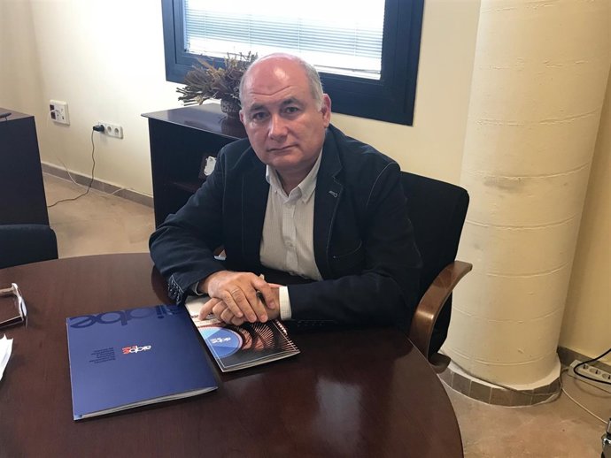El gerente de la Aiqbe, Rafael Romero, en una entrevista a Europa Press. 