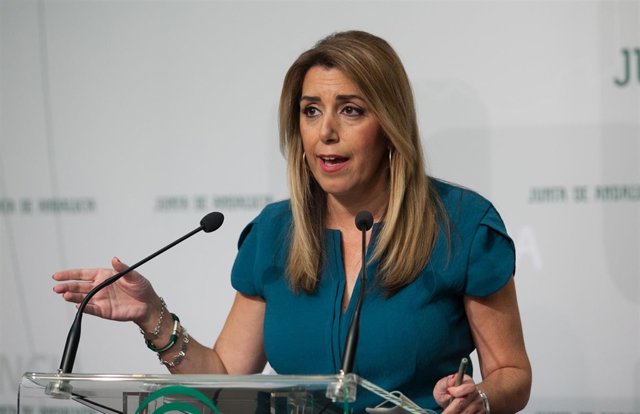 En Sevilla, la presidenta de la Junta, Susana Díaz