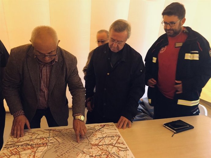 El obispo de Mallorca, Sebastià Taltavull, en Sant Llorenç