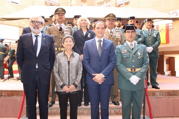 Teresa Cunillera en l'acte de la Patrona de la Guàrdia Civil