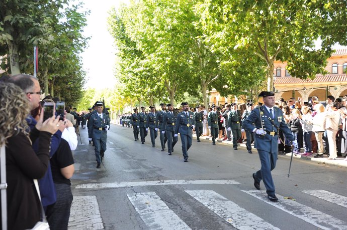 Celebración de la patrona de la Guardia Civil en Teruel