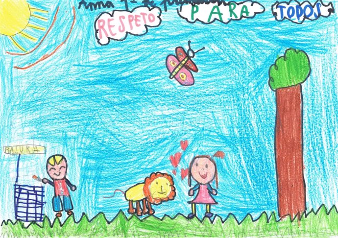 Valladolid.- Dibujo de una niña realizado en el taller de  Educación en empatía