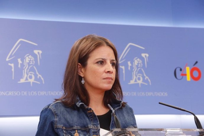 Adriana Lastra, portavoz del PSOE