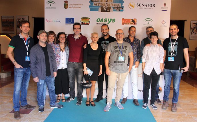 Cortometrajistas en el Almería Western Film Festival