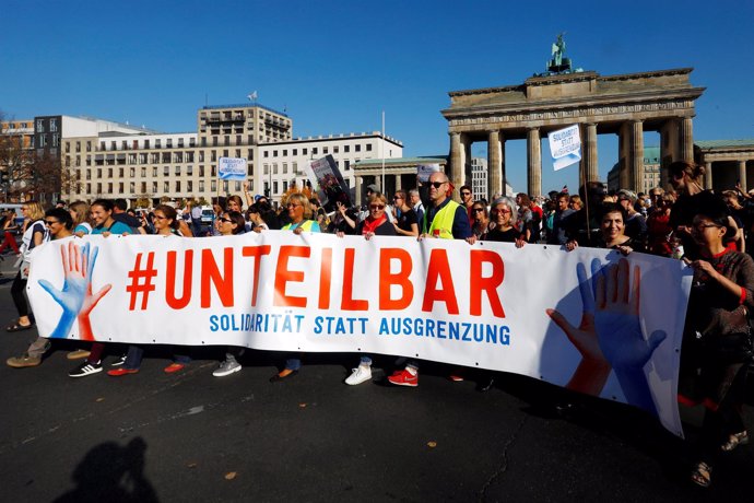 ;Anifestación Contra Afd "#Unteilbar", Berlín, Octubre De 2018