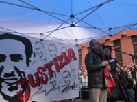 Seis ertzainas se enfrentan a una pena de cuatro años de cárcel cada uno por la muerte de Cabacas tras un pelotazo