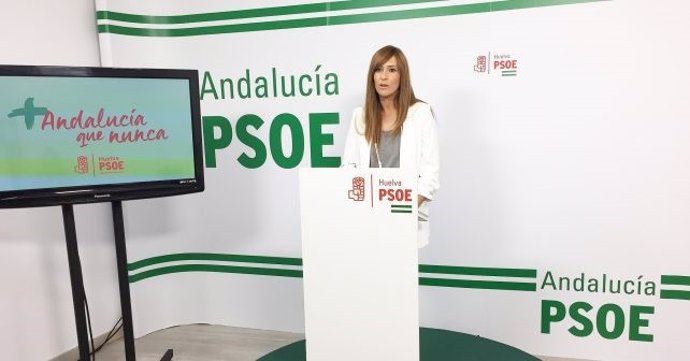 La secretaria de Medioambiente del PSOE de Huelva, Rocío Jiménez