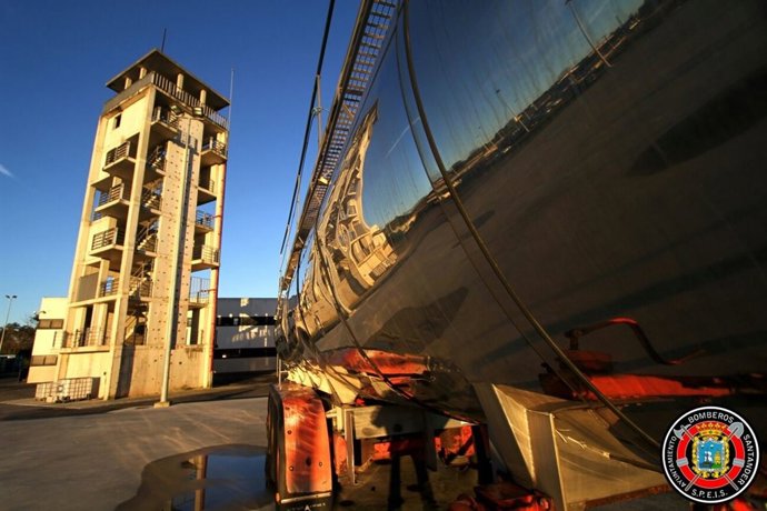 Intervención Bomberos de Santander 