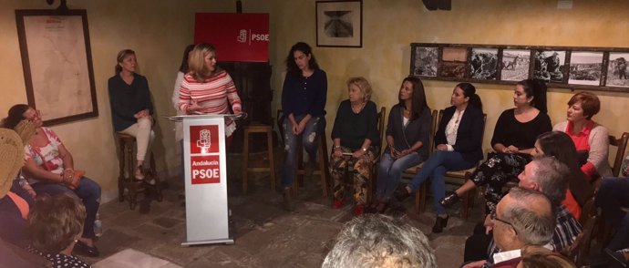 La secretaria de Política Municipal del PSOE-A, María Jesús Serrano