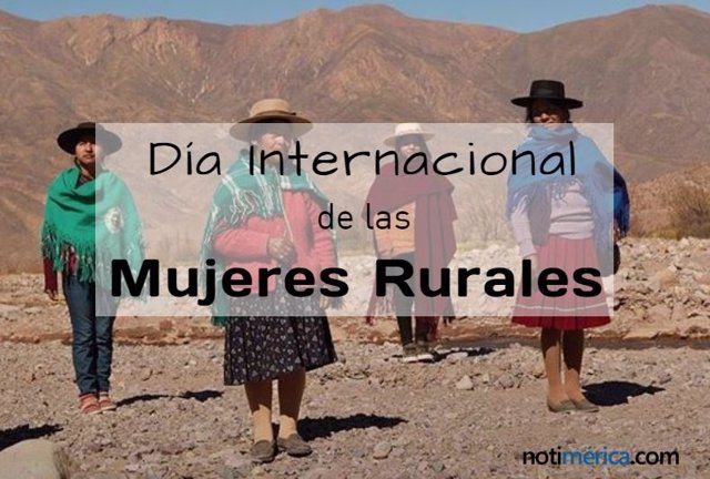 Día Internacional de las Mujeres Rurales