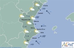 Predicción de este lunes 