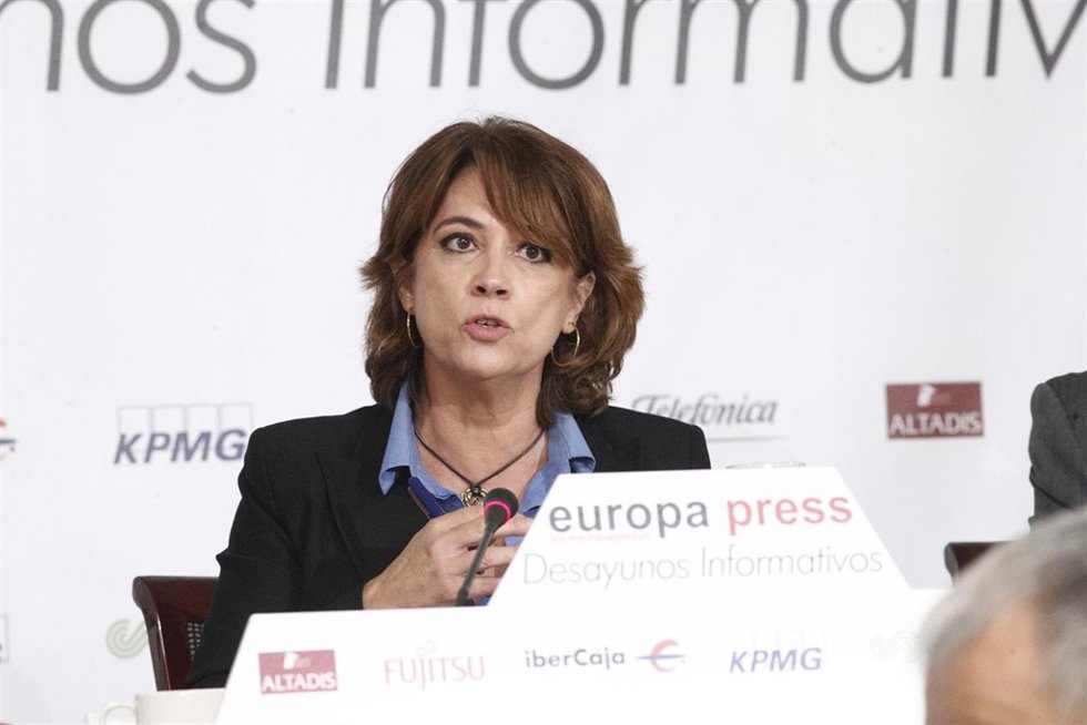 La ministra de Justicia, Dolores Delgado, protagoniza el Desayuno Informativo de