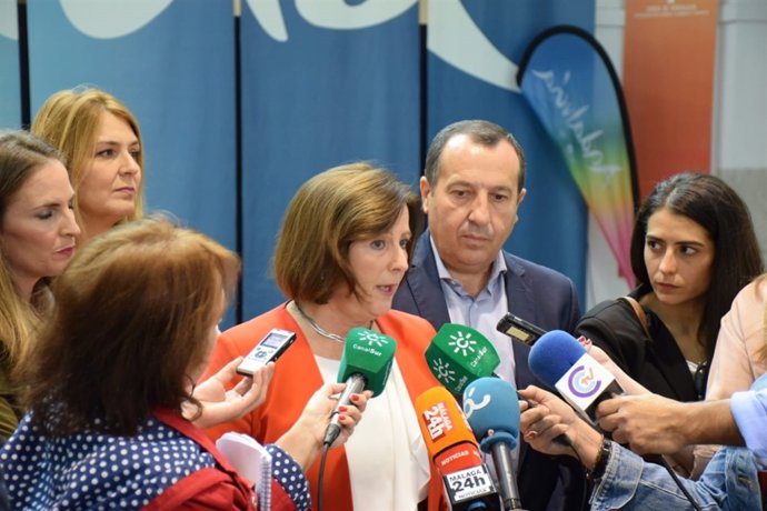 La consejera María José Sánchez Rubio en Málaga 