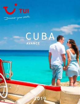 Avance del catálogo de TUI sobre Cuba