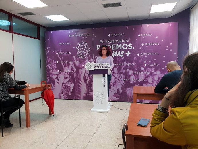 Portavoz de Podemos, Clara Sayabera 