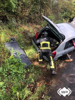 Accidente en Castrillón