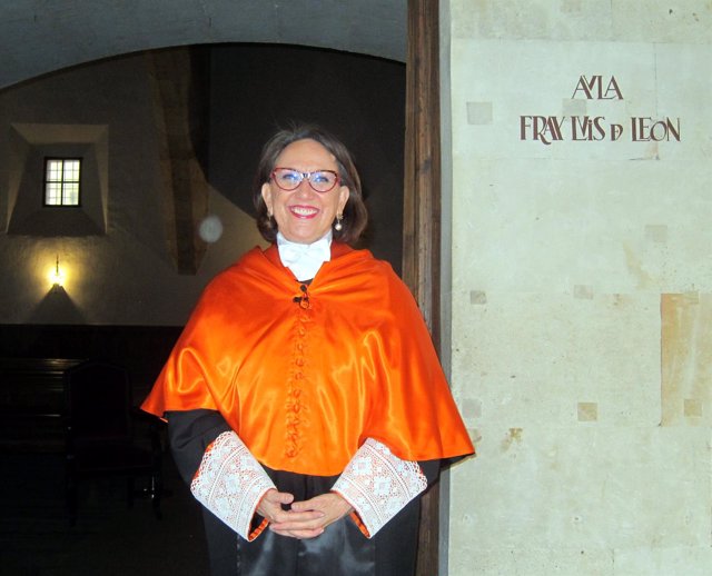 Rebeca Grynspan en el Edificio Histórico de la USAL, 15-10-18