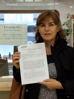 La secretaria de la Federación de Enseñanza de CCOO C-LM, Mercedes Gómez
