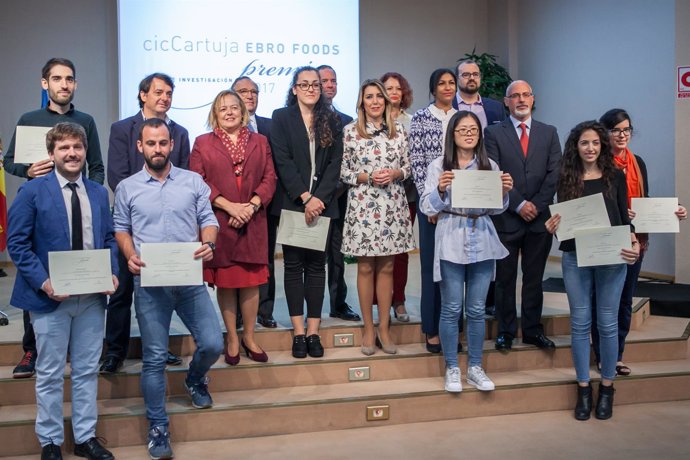 La presidenta de la Junta de Andalucía, Susana Díaz, en los Premios CIC Cartuja 