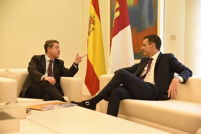 Pedro Sánchez i Emiliano García-Page, reunió a La Moncloa