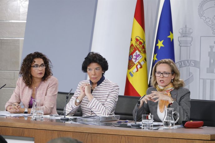 Roda de premsa després del Consell de Ministres extraordinari