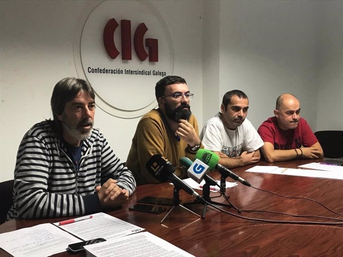 Responsables de CIG Industria en Vigo