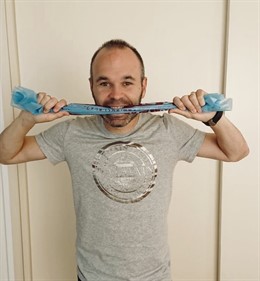 Andrés Iniesta en la campanya #YoElijoPlaneta