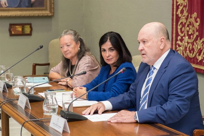 Elsa López, Carolina Darias y Aurelio González