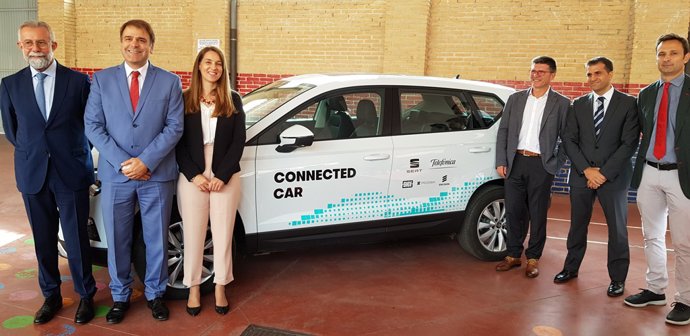 Vehicle amb tecnologia 5G a Talavera