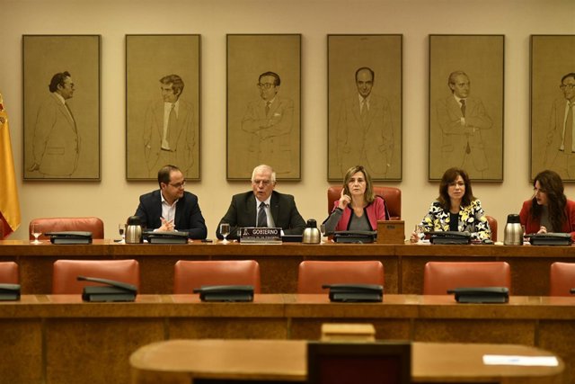 Comparecencia del ministro de Exteriores, Josep Borrell, en el Congreso