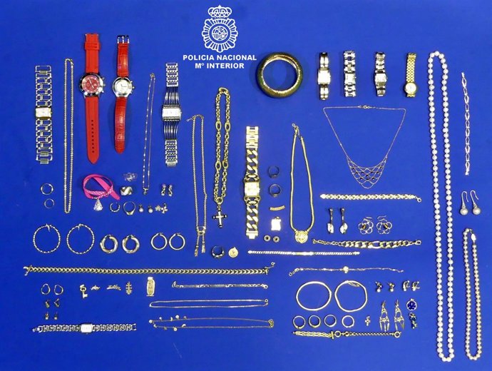 Valladolid. Material incautado