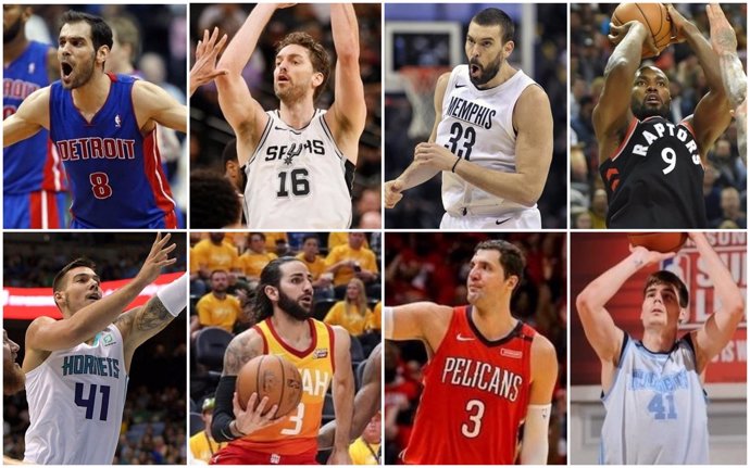 Españoles en la temporada 2018/19 de la NBA