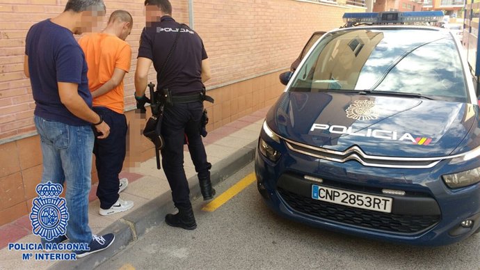 Imagen del inidviduo detenido