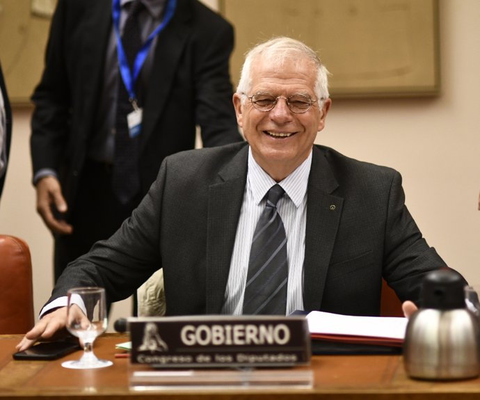 Comparecencia del ministro de Exteriores, Josep Borrell, en el Congreso