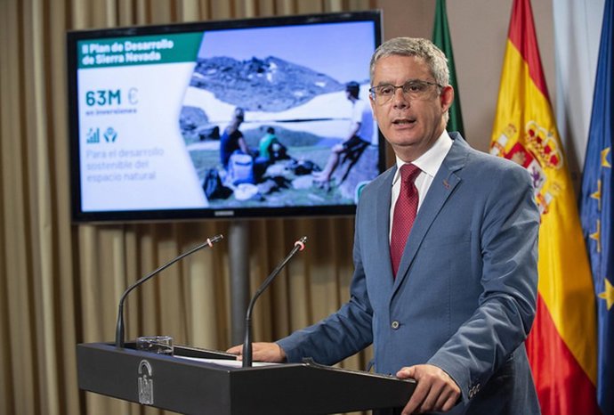 Juan Carlos Blanco, hoy en rueda de prensa