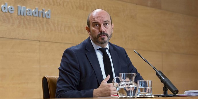 El vicepresidente del Gobierno de Madrid, Pedro Rollán
