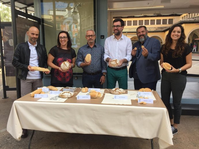 Muestra de pan moreno en Palma